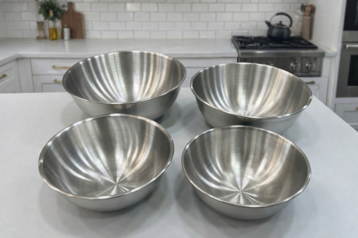 Stainless Steel Mixing Bowl Set – 4 Pieces