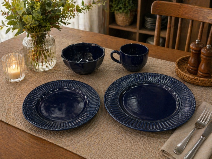 Royal Navy Embossed Dinnerware Set
