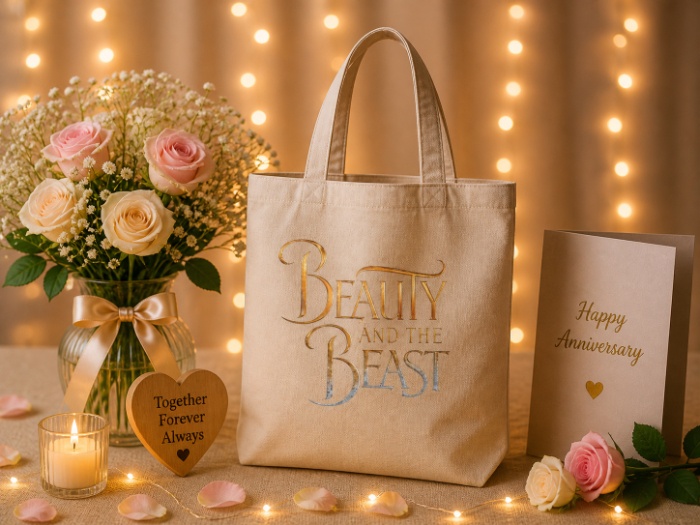 Beauty & The Beast Inspired Tote Bag