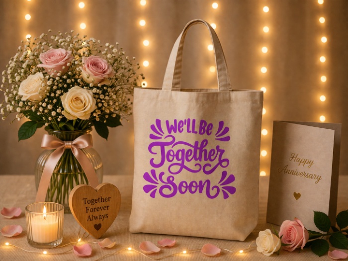 Together Soon Love Tote Bag