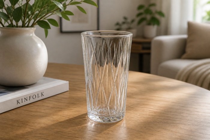 Crystal Line Tumbler Set – 6 Pieces