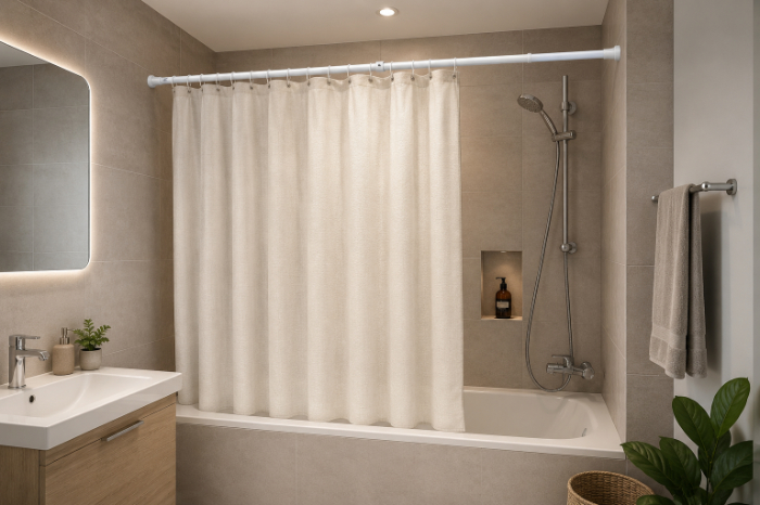 Adjustable Curtain Rod – 135–260 cm