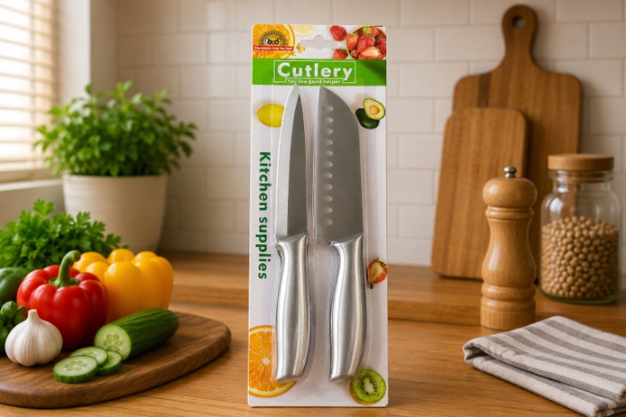 SilverEdge Kitchen Knife Duo