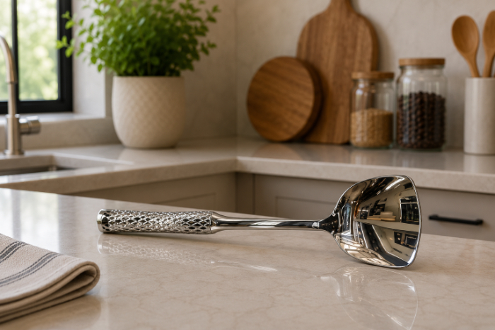 Royal Slotted Serving Spoon – Stainless Steel