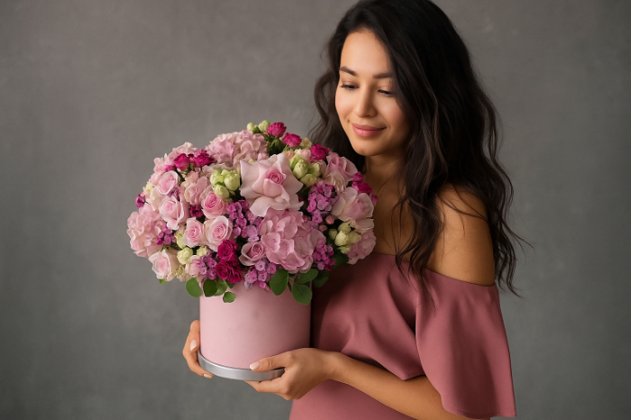 Rosy Elegance Floral Box