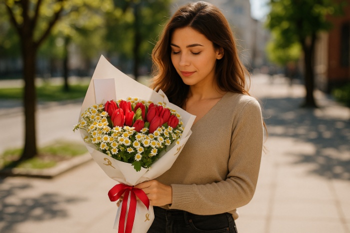 Scarlet Charm Bouquet