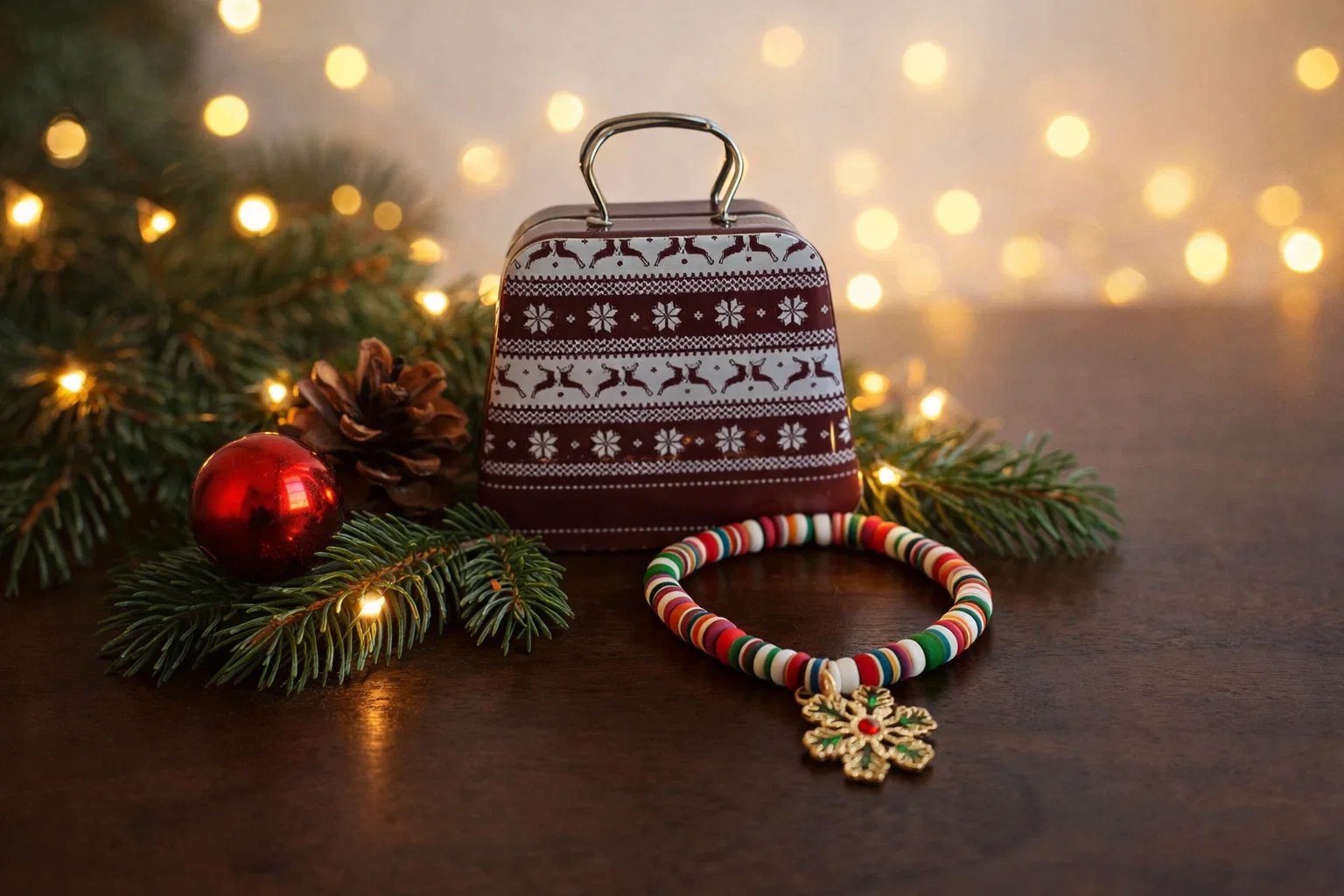 Christmas Mini Box & Christmas Bracelet Set