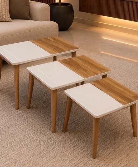 Set Of 3 Side Tables Code 5 By Homexa