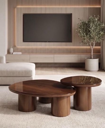 Stone Coffee Table Set