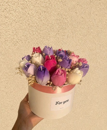 Tulip Candle Box