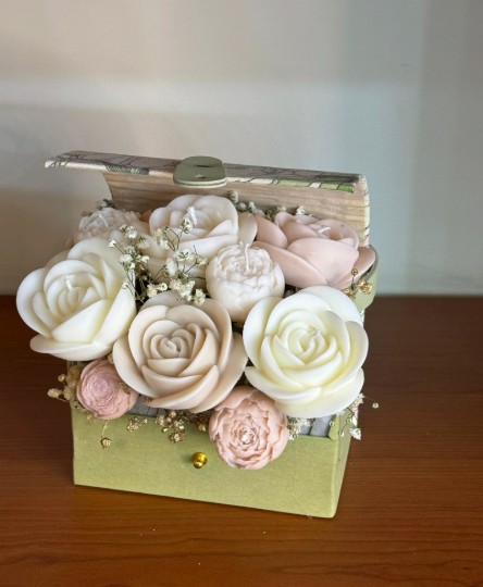 Floral Candle Chest