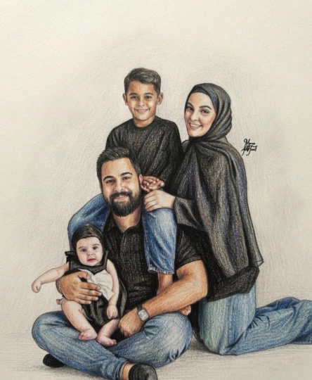 Custom Portrait Artwork - 30 X 40cm