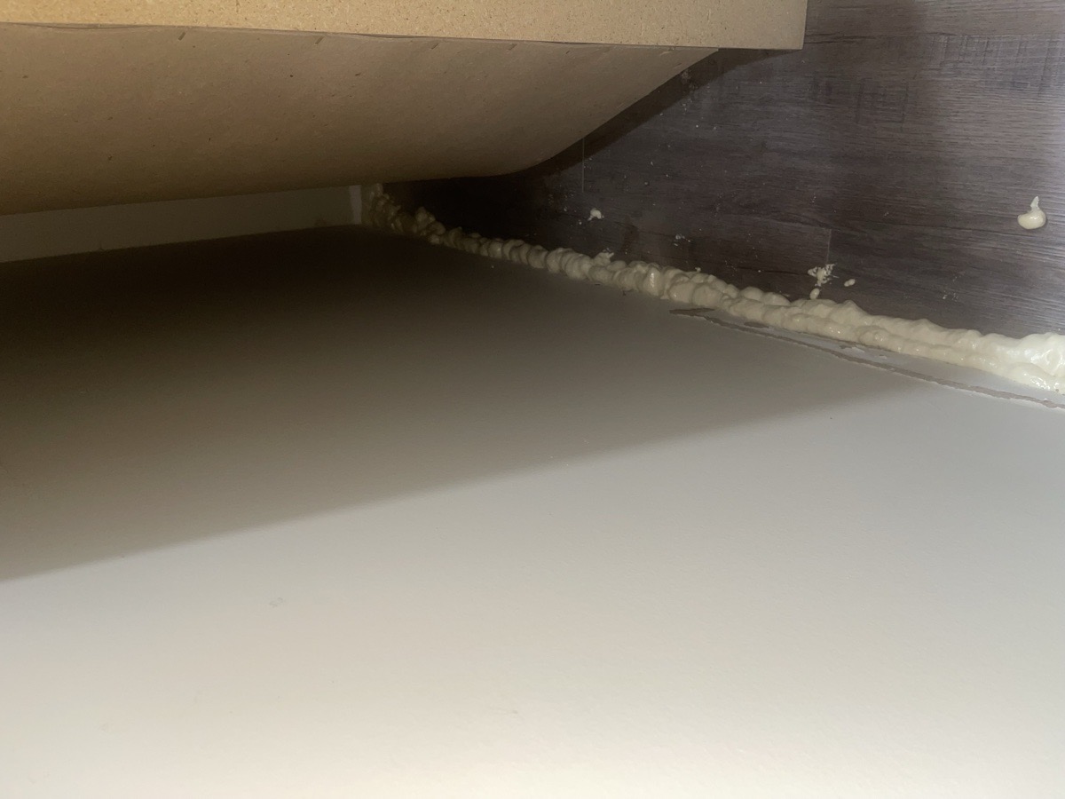 Gap filled and sealed — Wesley Tieman