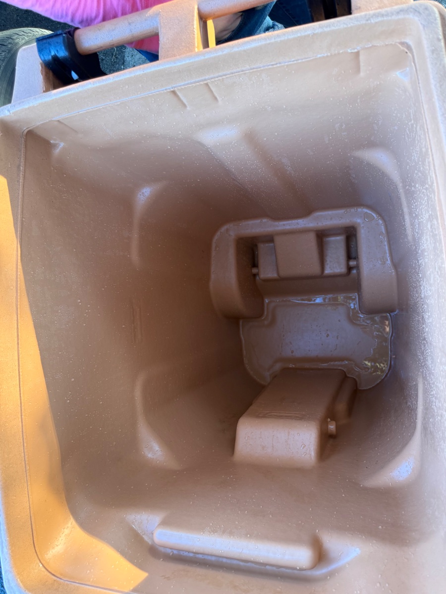 Neighbor trash and recycling bin cleaning — Justin Latouf