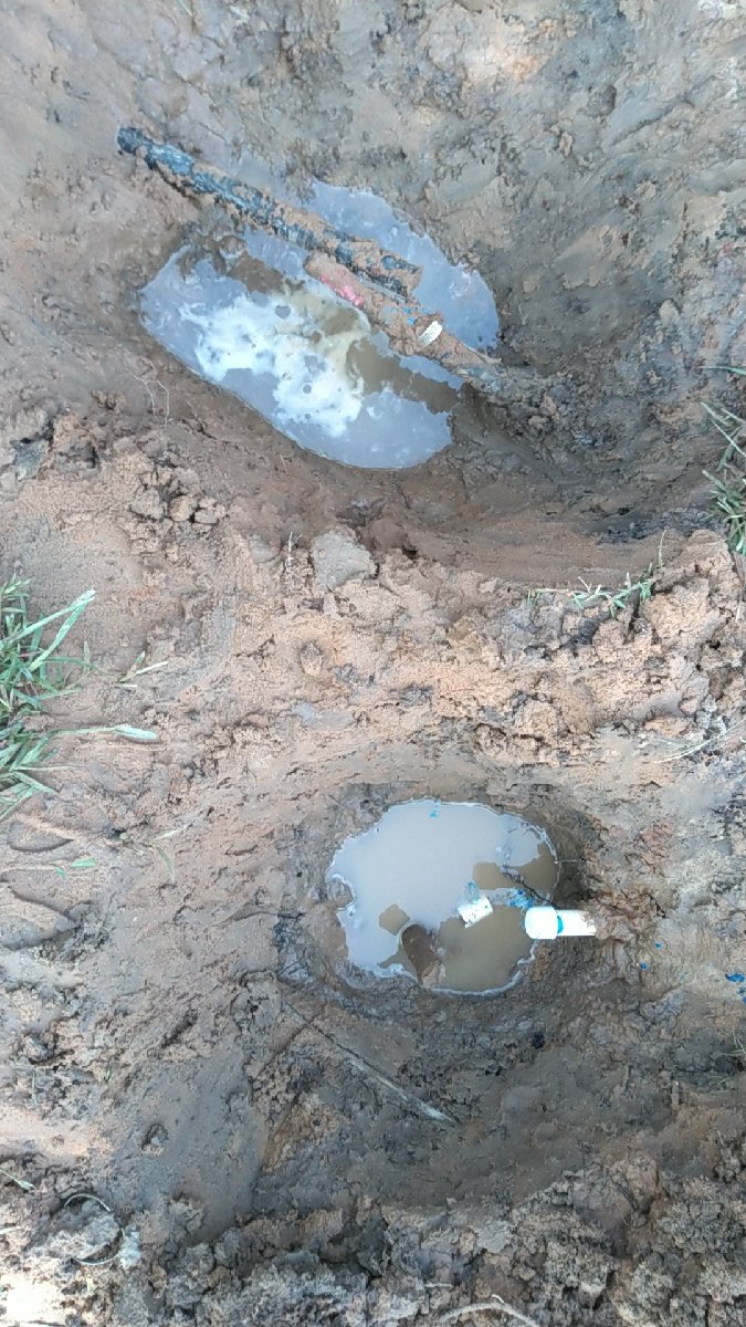 outdoor water leak — George Faulk 
