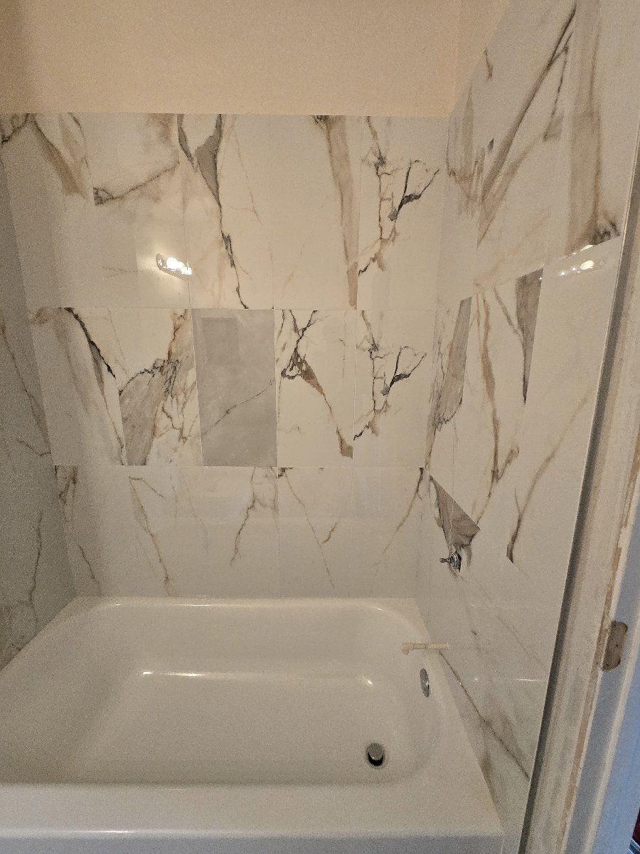 bathroom renovation — Swaby