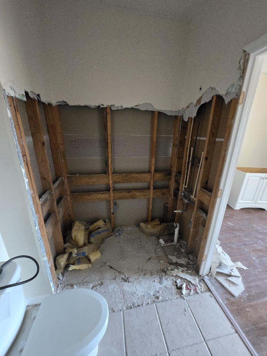 bathroom renovation — Swaby