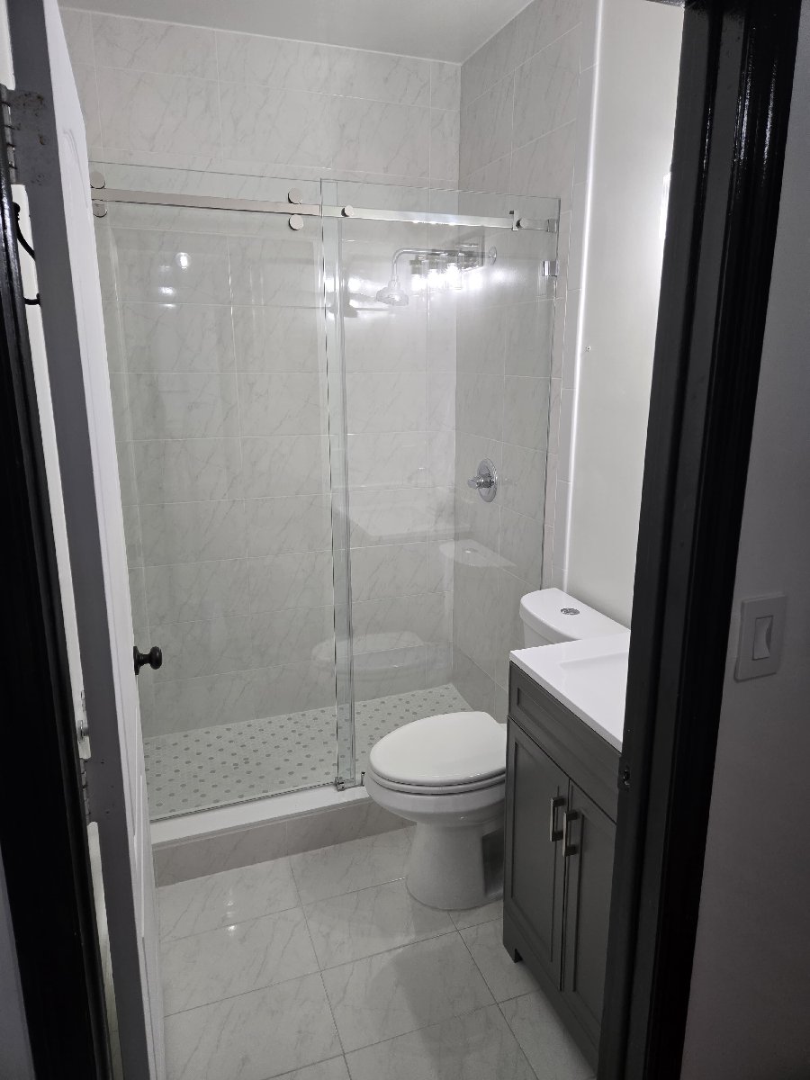bathroom renovation — Swaby