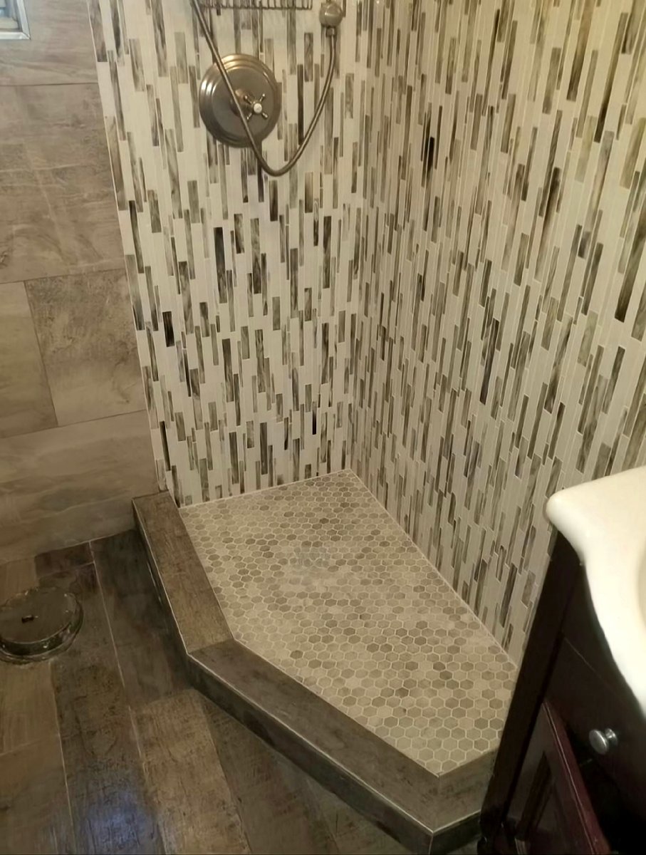 bathroom renovation — Swaby