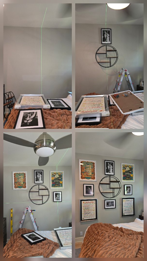 Hanging pictures — AL DEX Renovation LLC