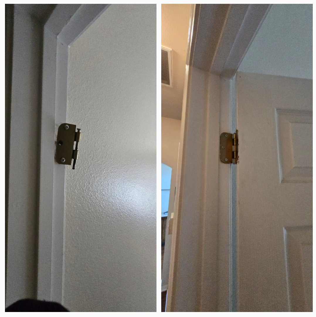 Door hinge repair — AL DEX Renovation LLC