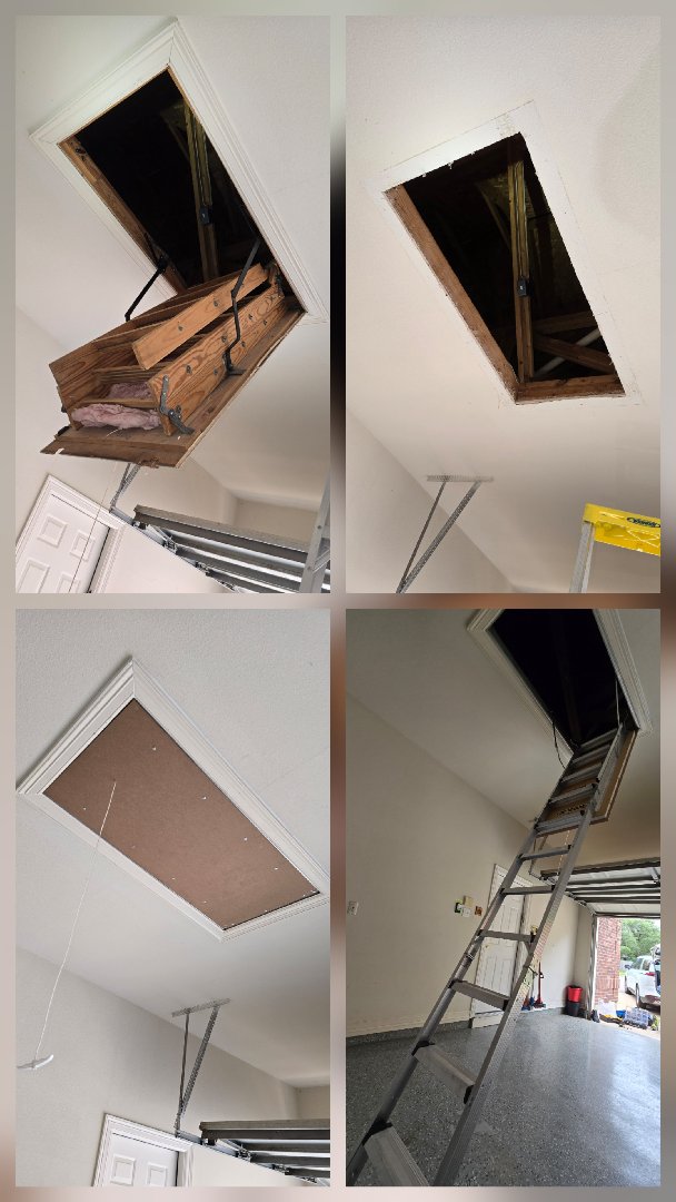 Installation of an attic staircase — AL DEX Renovation LLC