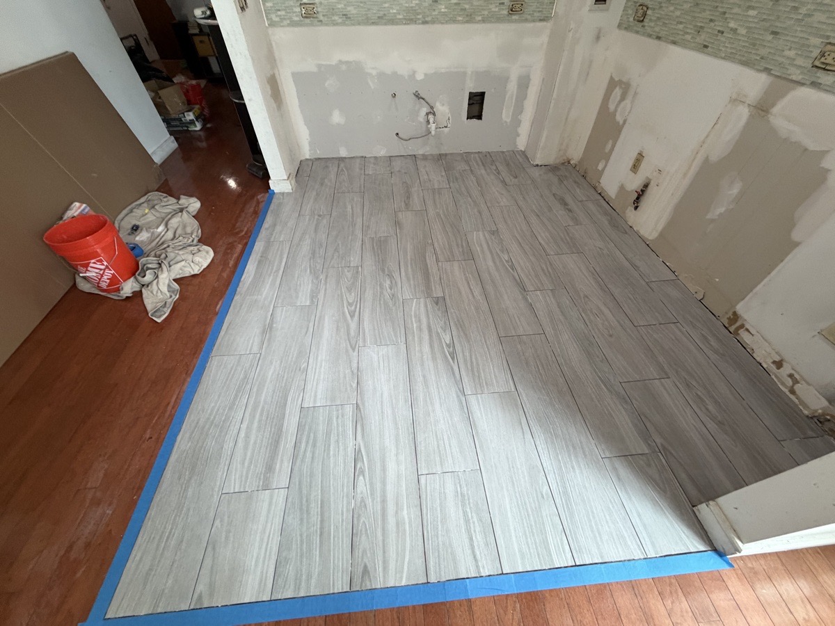 Tile installation — kenneth sachini