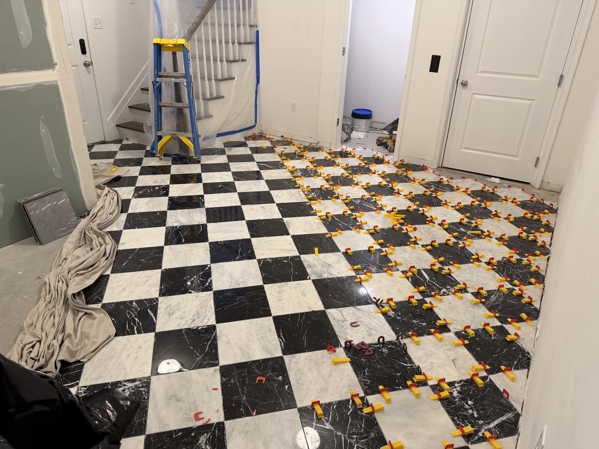 Tile installation — kenneth sachini
