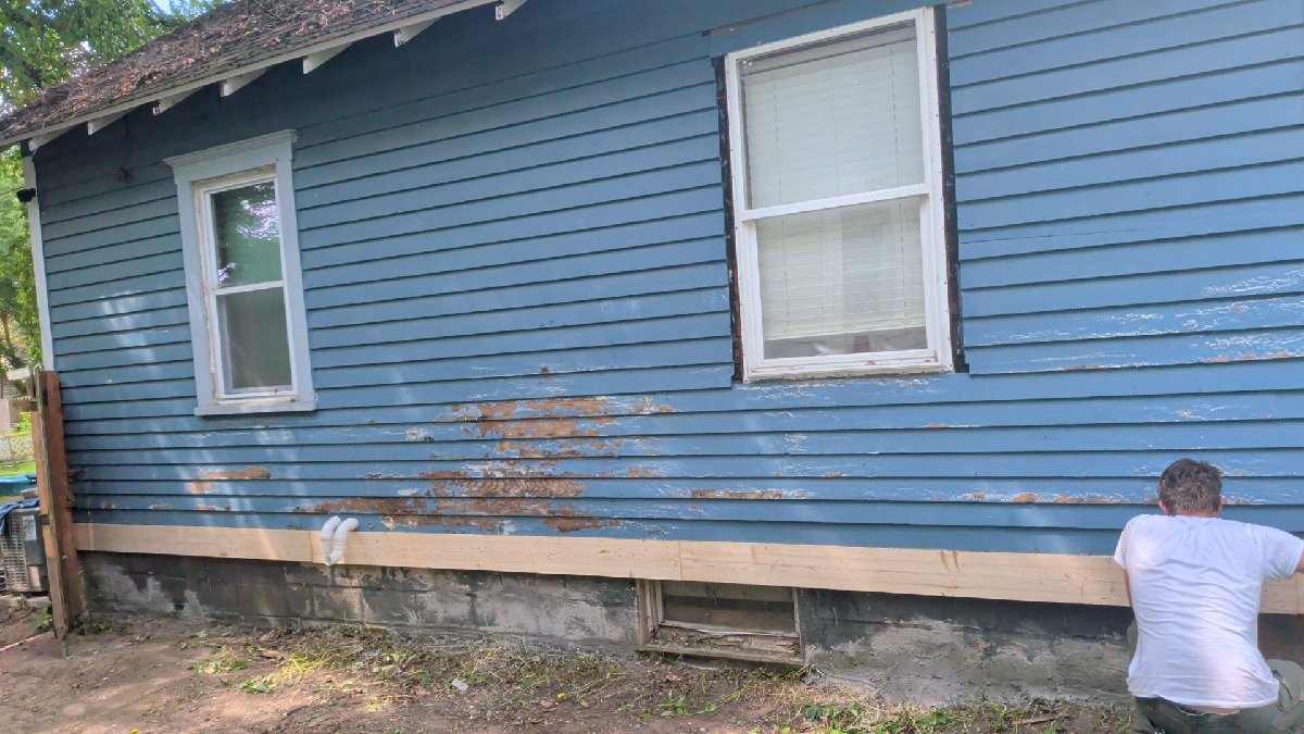 exterior paint and deck staining pictures before and after — Raymond Russell