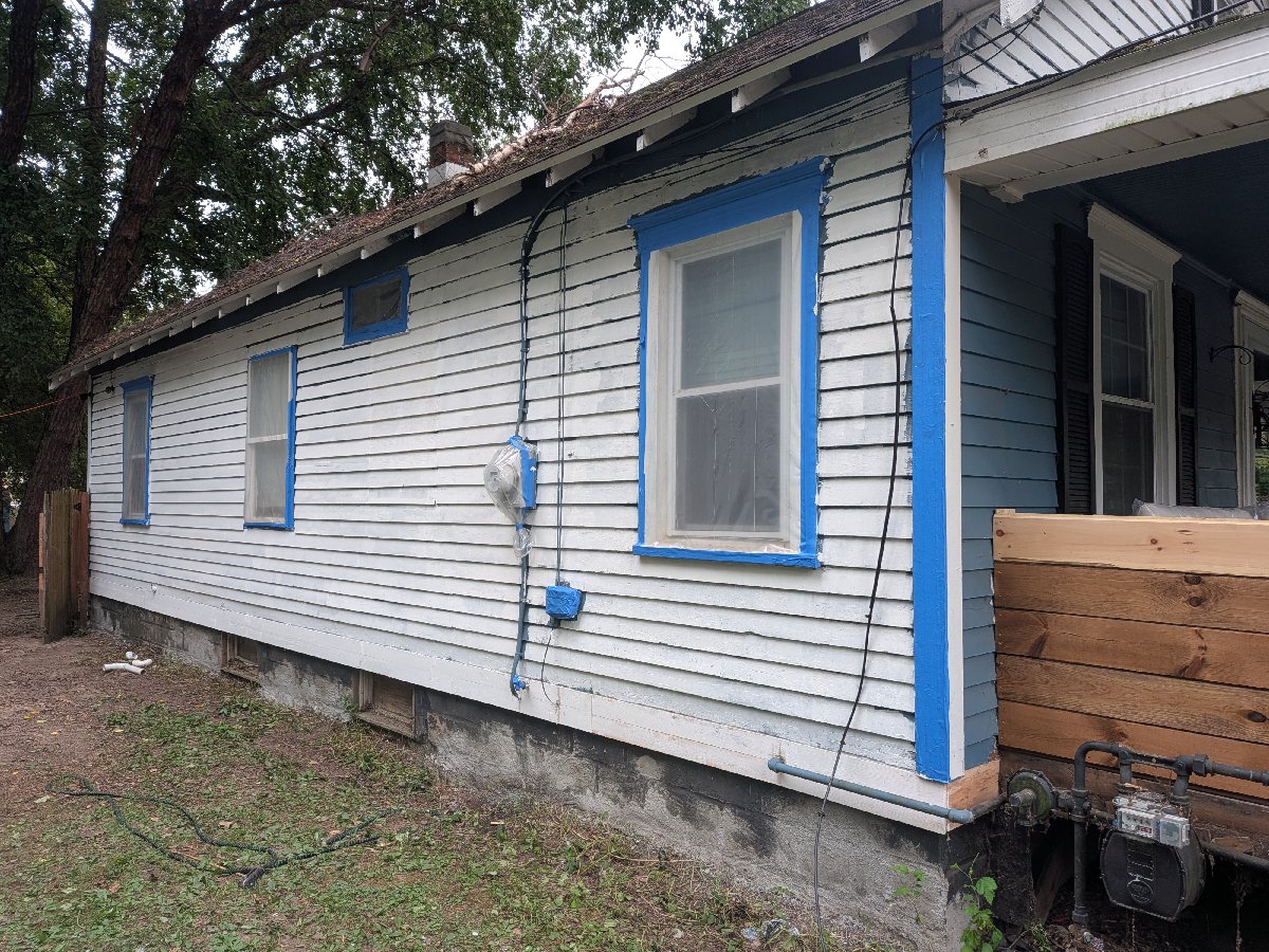exterior paint and deck staining pictures before and after — Raymond Russell