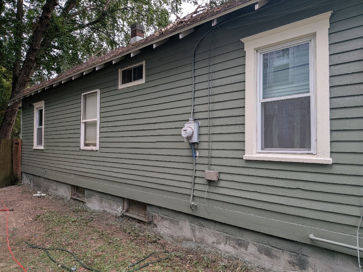exterior paint and deck staining pictures before and after — Raymond Russell