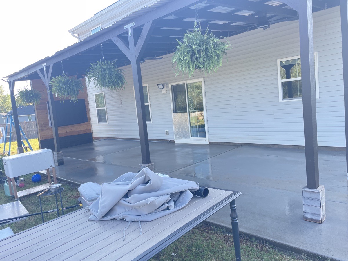 Pressure washing in Greer, SC by Saul Bustamante (2 of 5)