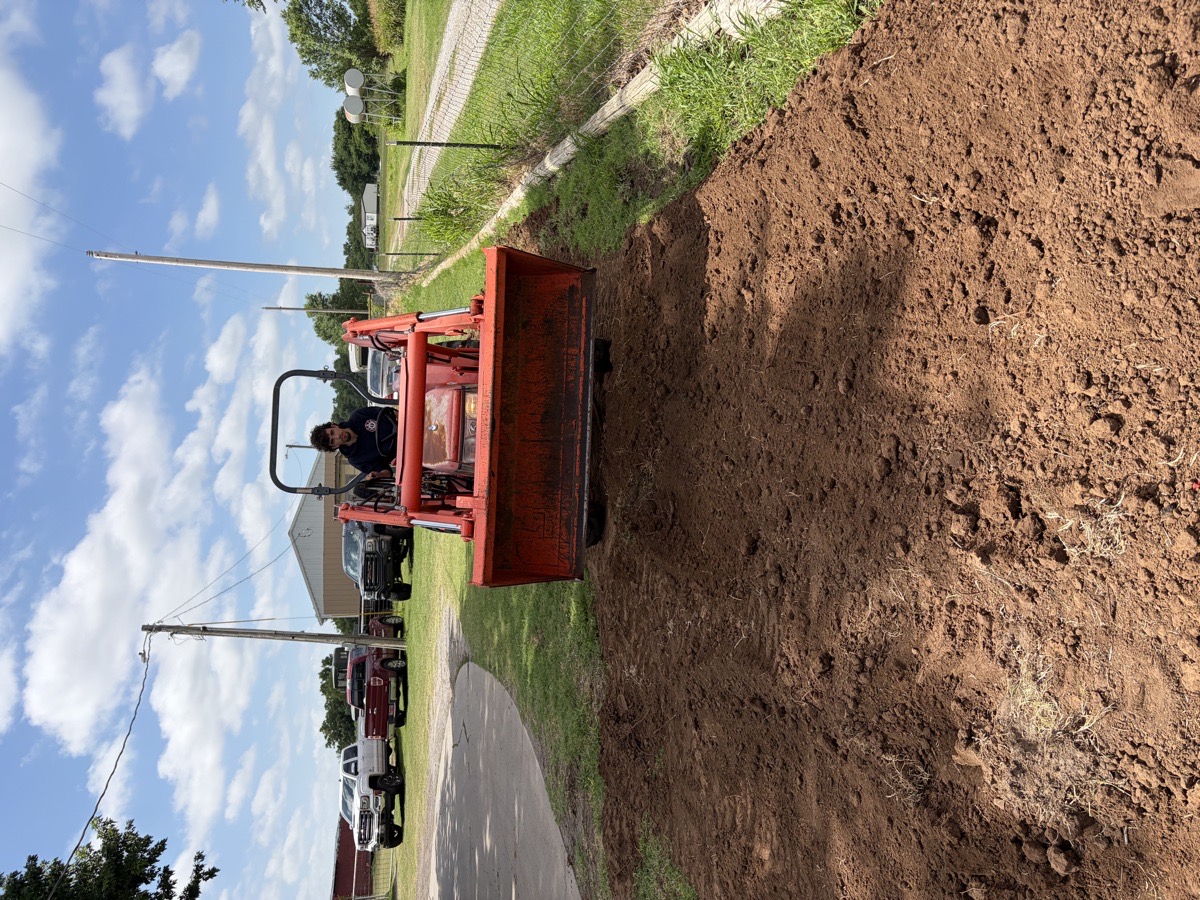 leveling dirt — Riley James Willbanks