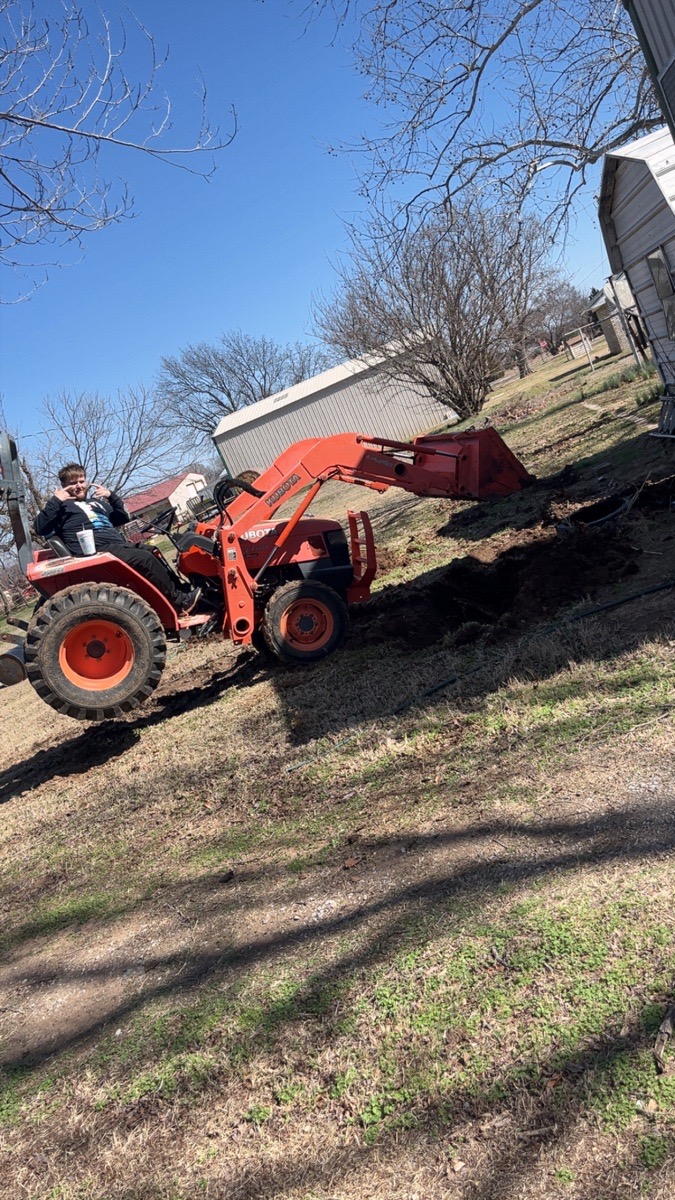 leveling dirt — Riley James Willbanks