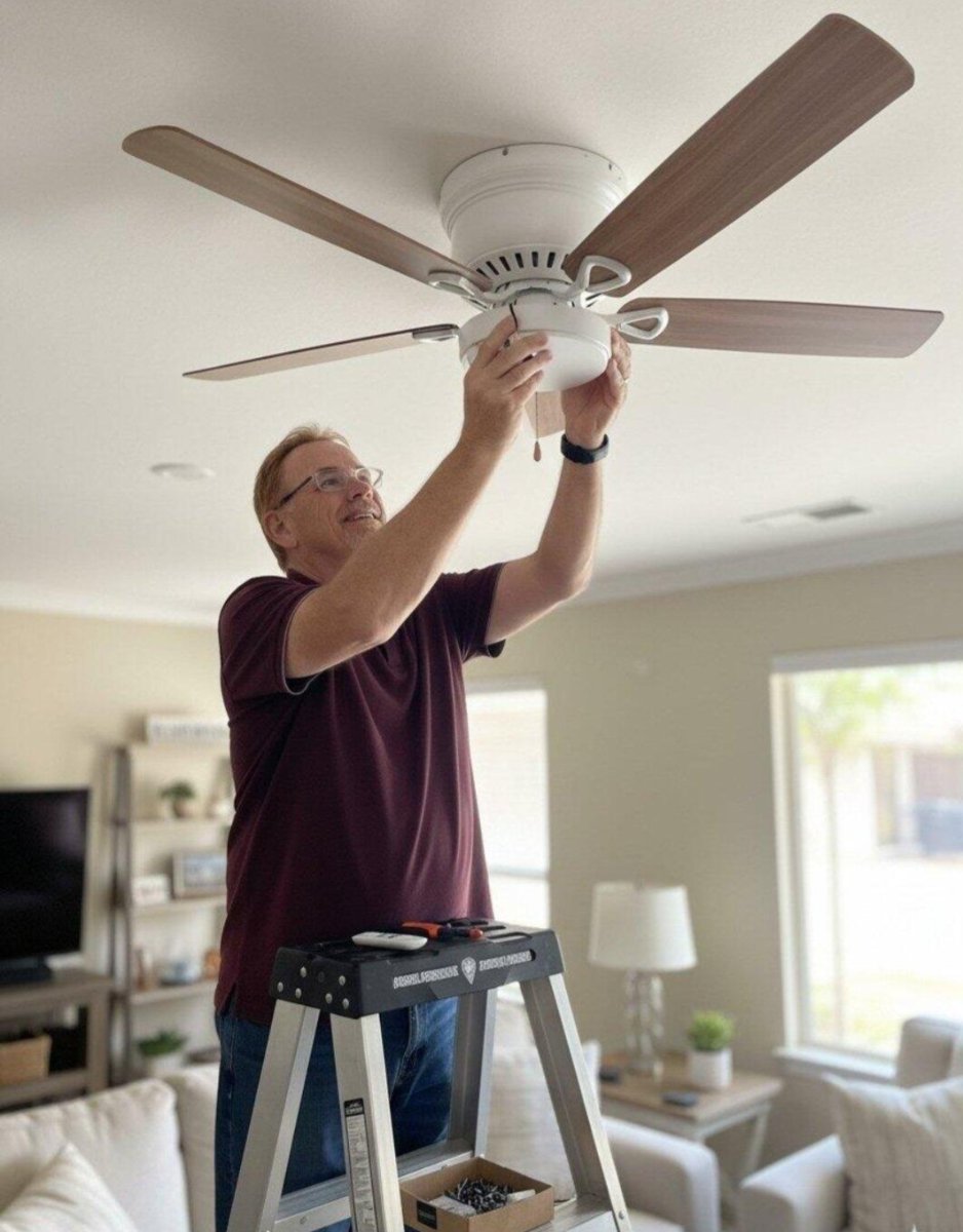 Hanging a Fan — Friendly Frank House Fixer