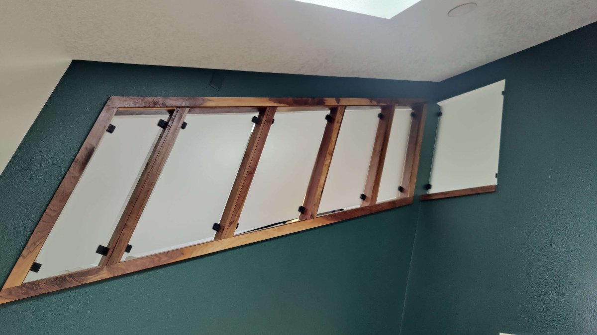 Custom Frosted Stairway Windows — Joshua Franklin