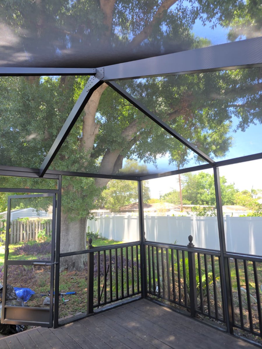 screen enclosure installation — Yasiel Ruiz