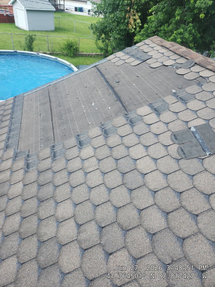 shingle repair — Robert De Los Santos