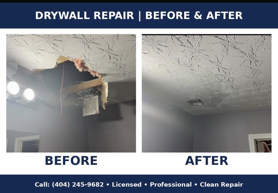 Ceiling Water Damage Repair — Saeid Nuorollahi