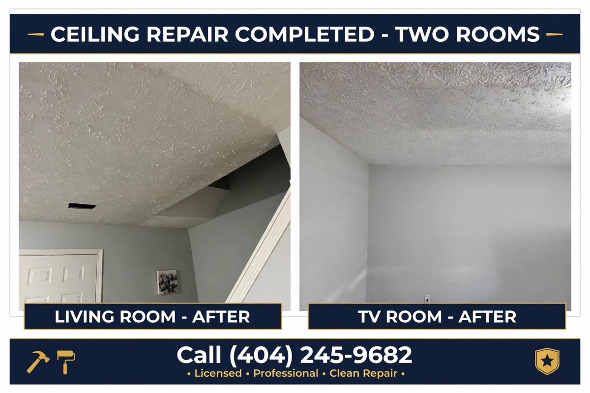 Ceiling Water Damage Repair — Saeid Nuorollahi