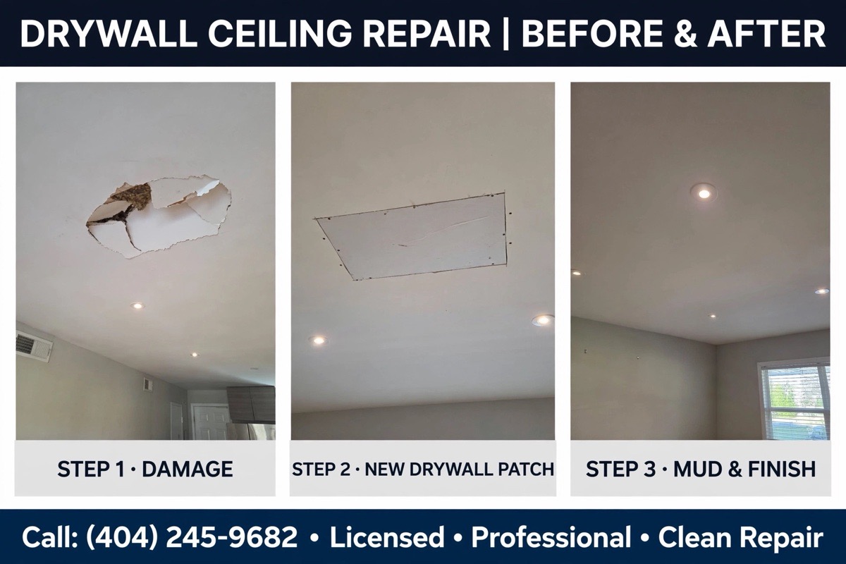 Ceiling Water Damage Repair — Saeid Nuorollahi
