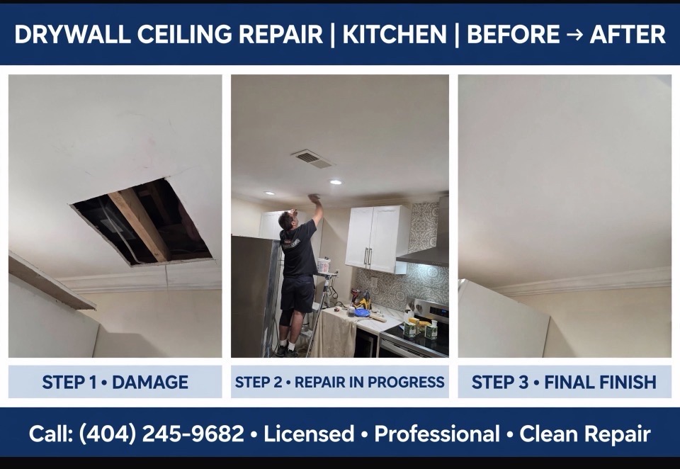 Ceiling Water Damage Repair — Saeid Nuorollahi