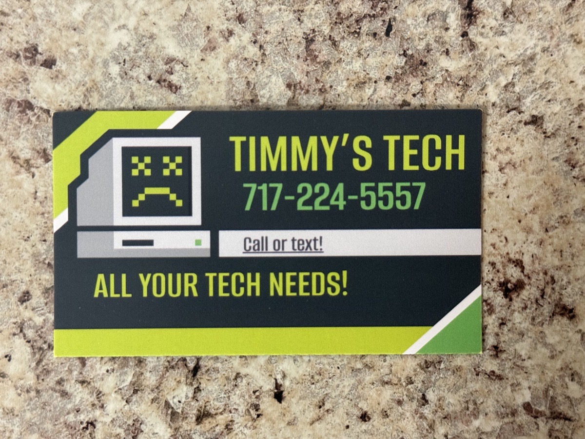 Timmy tech — Timmy Lee