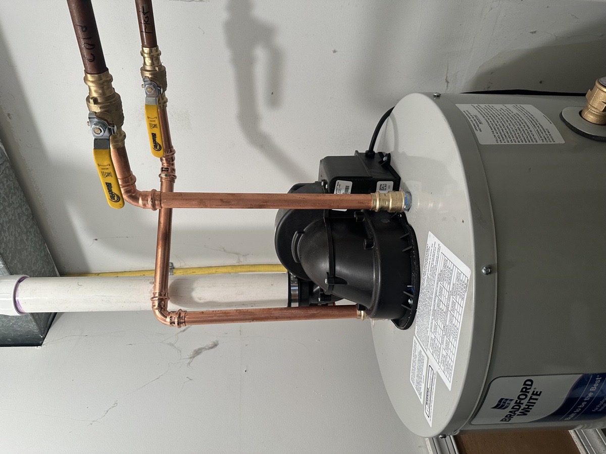Water Heater Install — Jo Taylor