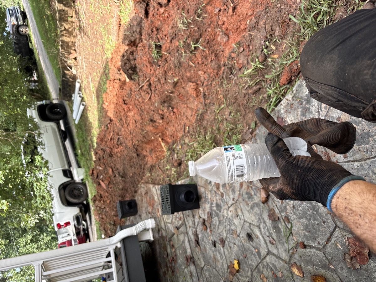 French drain installation — Carlos McAllister