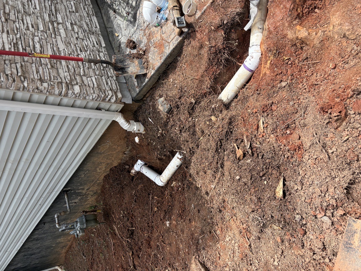 French drain installation — Carlos McAllister