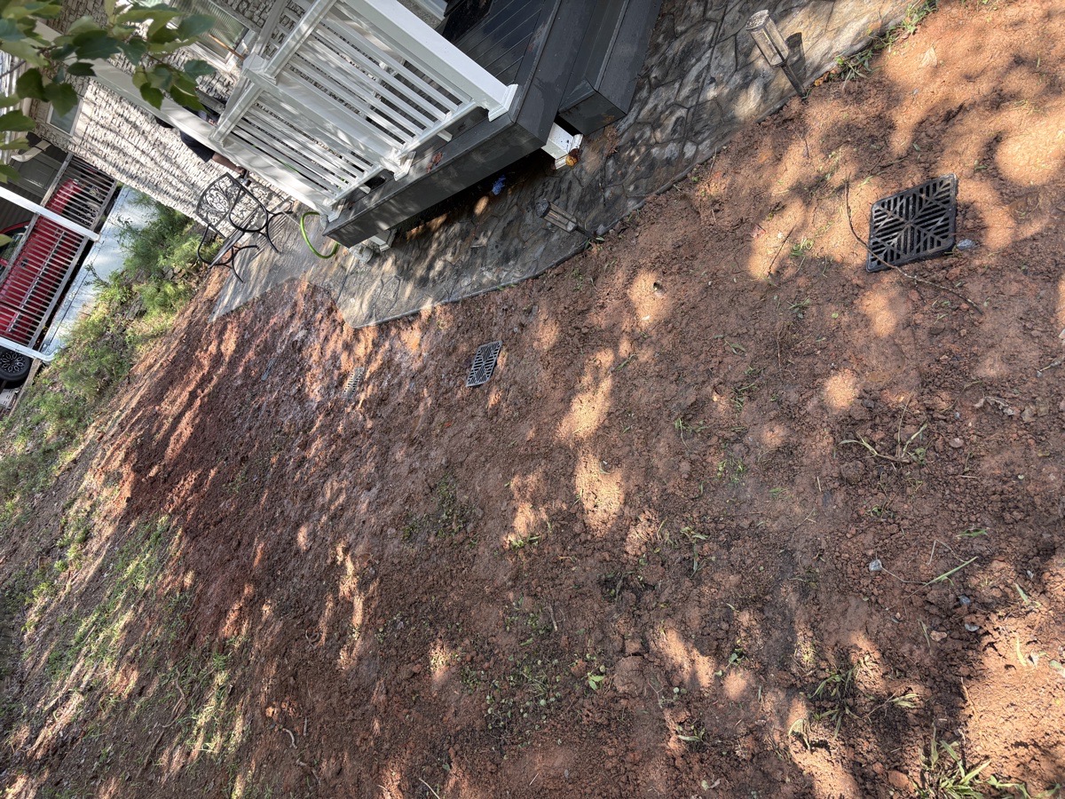 French drain installation — Carlos McAllister
