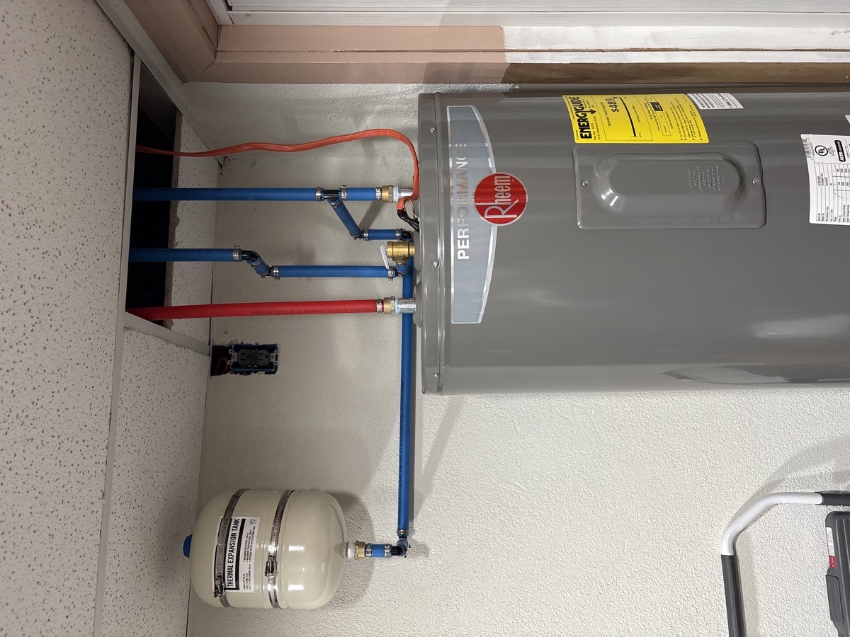 water heater replacement — Carlos McAllister
