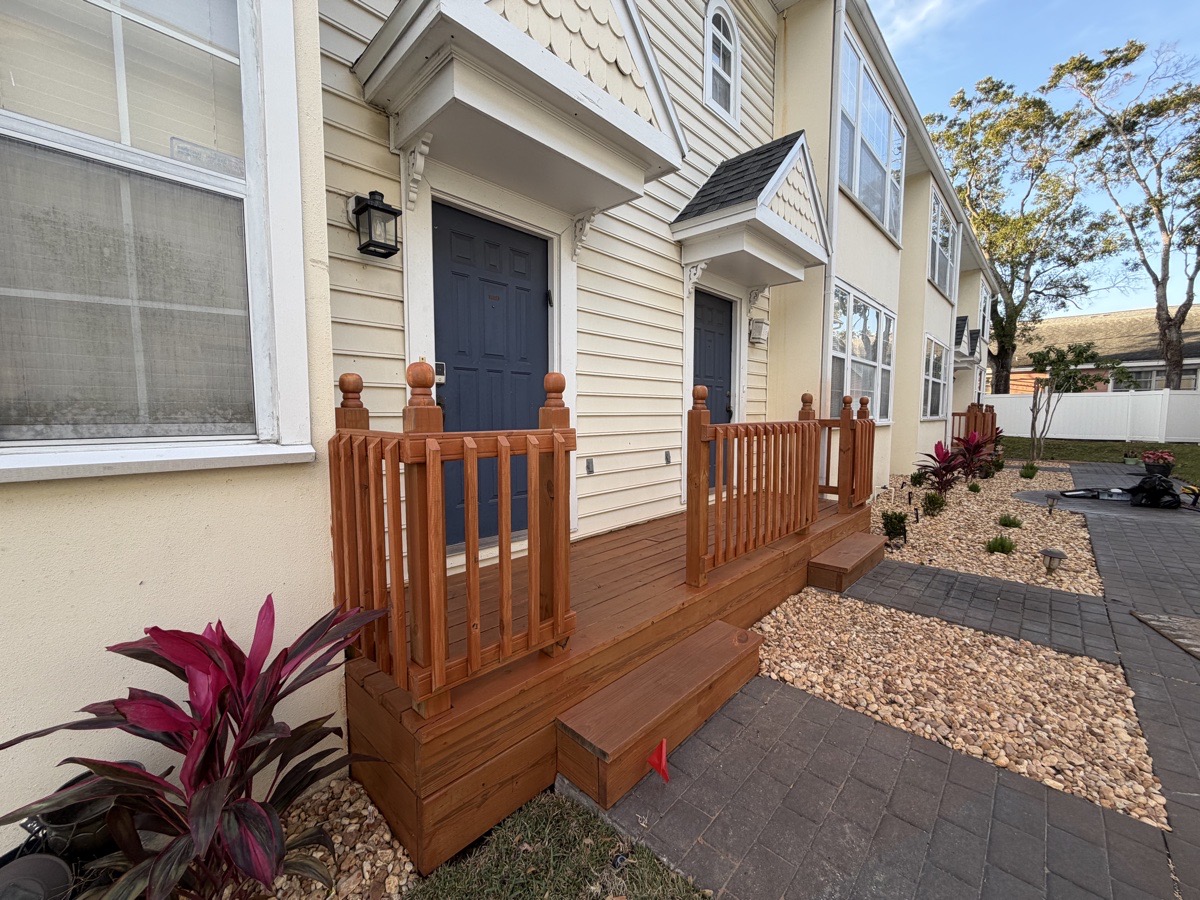 Wood Deck Installation — Vladimir Moncada