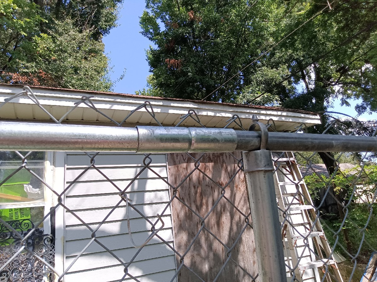 Chain link fence repair — James Handyman Services 